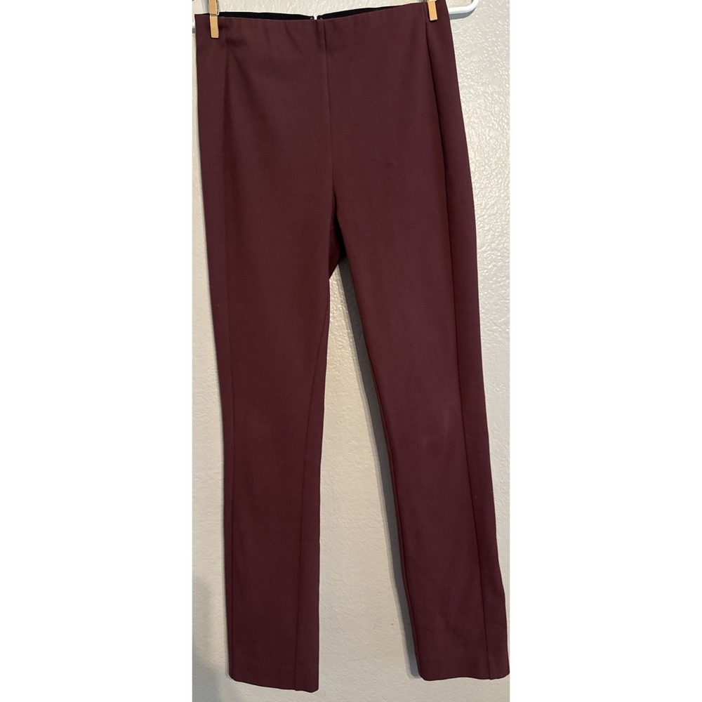 Rag & Bone Simone Slim Pants Burgundy Wine Stretch Waist 28" Inseam 28"
